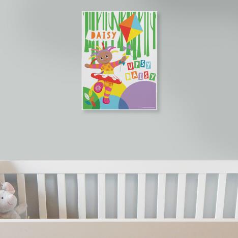 Personalised Upsy Daisy Kite Canvas Print Extra Image 2